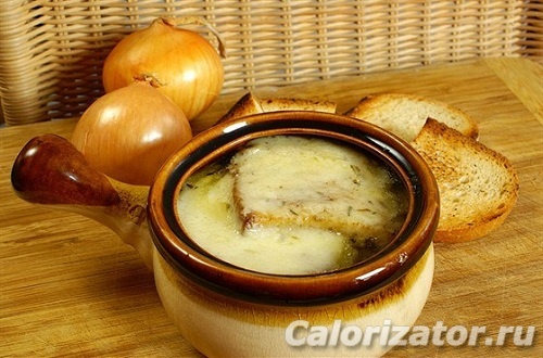 Луковый суп с сыром Луковый суп с сыром