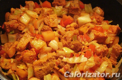 Рагу овощное с мясом Рагу овощное с мясом