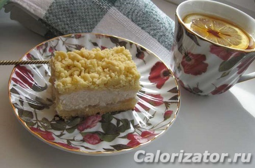 Песочный пирог с творожной начинкой рецепт – Выпечка и десерты. «Еда»