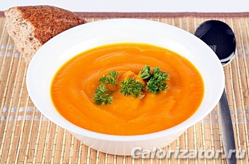 Тыквенный суп с имбирем рецепт