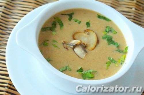 Суп-пюре с грибами