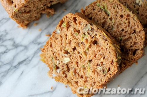 Сладкий хлеб с цукини для диеты кето