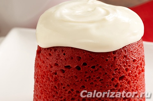 Торт Красный бархат в кружке для диеты  кето