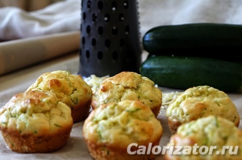 Маффины из кабачков и муки