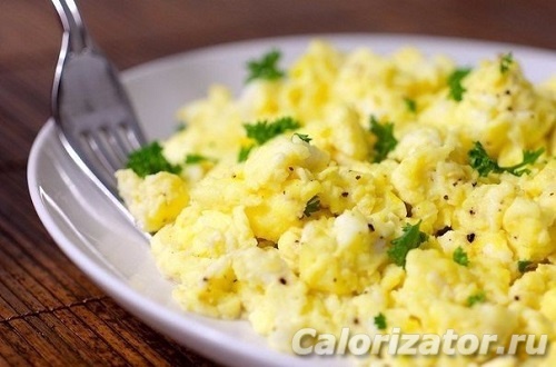 Яйца жареные: калорийность, белки, жиры, углеводы