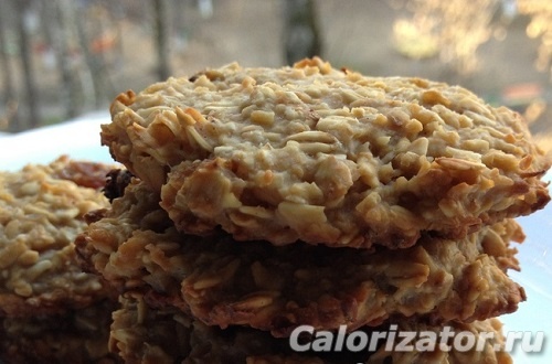 Печенье овсяное на геркулесе с медом