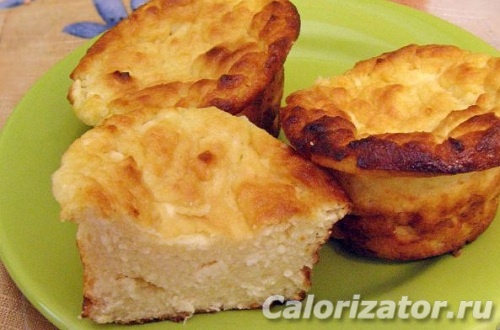 Маффины из творога и кабачков