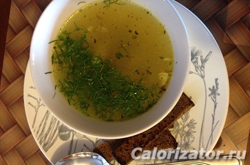 Острый куриный суп по Дюкану Острый куриный суп по Дюкану