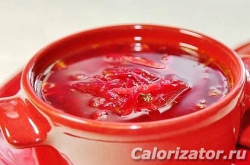 Летний низкокалорийный борщ Летний низкокалорийный борщ