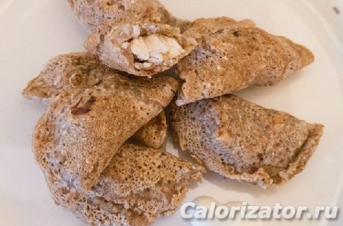 Пельмени из отрубей и курицы