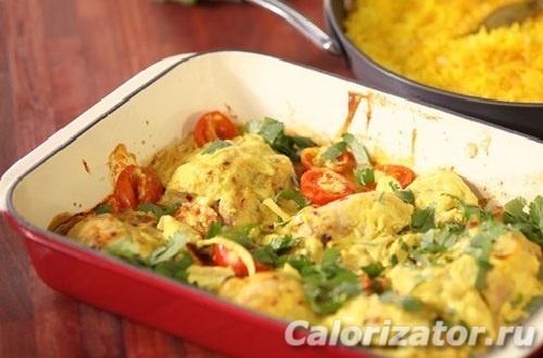 Курица в духовке с соусом из йогурта Курица в духовке с соусом из йогурта