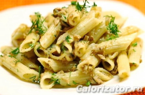 Макароны с тунцом Макароны с тунцом