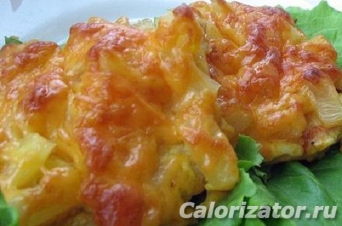 Отбивные из курицы с ананасом и сыром в духовке простой рецепт с фото пошагово