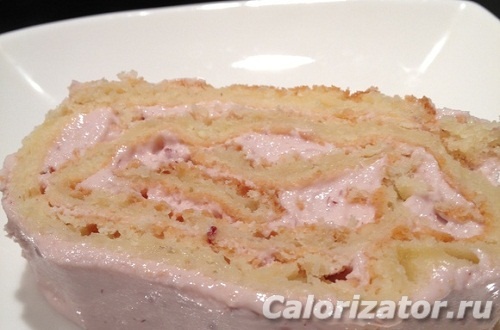 Рулет творожный