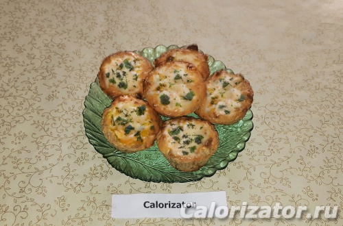 Куриные кексы с грибной начинкой - как приготовить, рецепт с фото по шагам, калорийность.