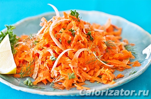 Салат с морковью и фенхелем