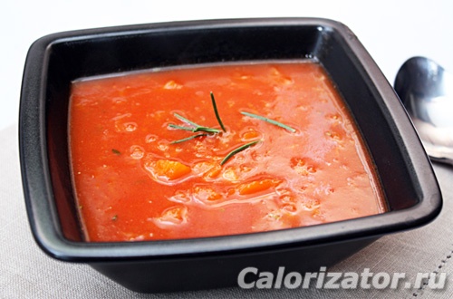 Суп томатный с тыквой