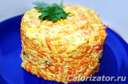 Сырный салат с морковью - как приготовить, рецепт с фото по шагам, калорийность - taimyr-expo.ru
