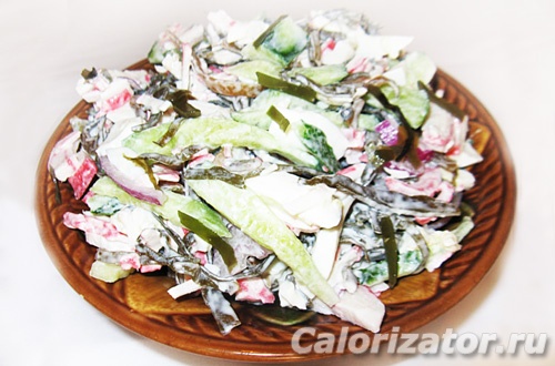 Салат из морской капусты по-корейски