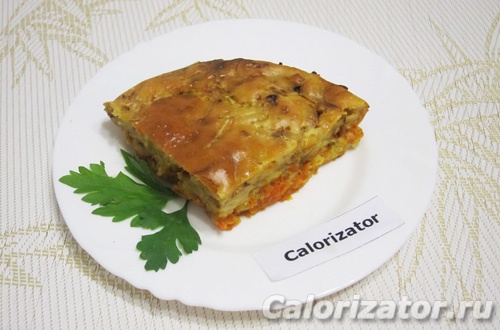 Морковно-капустный пирог