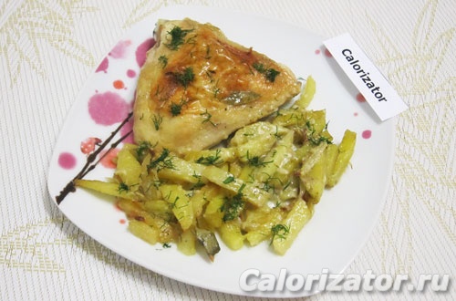 Ужин из курицы и картошки - рецепты с фото