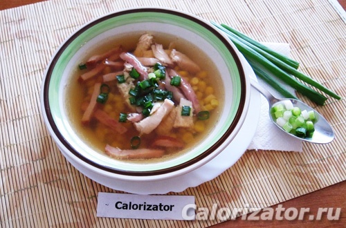 Куриный суп с кукурузой - как приготовить, рецепт с фото по шагам, калорийность.