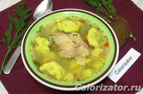 Куриный суп с клецками в мультиварке - как приготовить, рецепт с фото по шагам, калорийность.