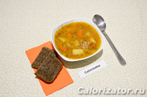 Гречневый суп с сельдереем