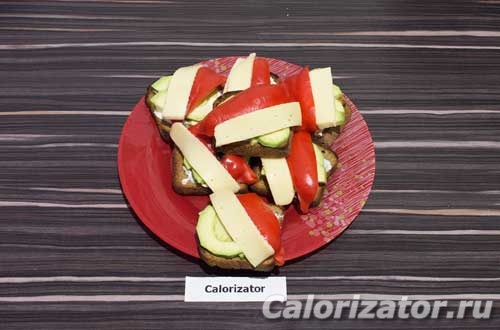 Бутерброды с авокадо и запеченным перцем - как приготовить, рецепт с фото по шагам, калорийность.