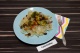 Рисовая лапша с фасолью и овощами