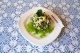 Салат с зеленью и кукурузой