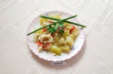 Кабачки с помидорами и яйцом в духовке