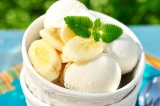 Готовое блюдо: банановое мороженое