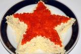 Готовое блюдо: салат Красная звезда