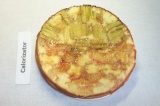 Готовое блюдо: пирог с ревенем и яблоками