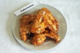Готовое блюдо: маринованные куриные крылышки