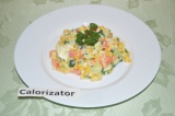 Салат с перцем и кукурузой