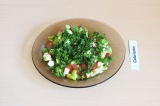 Готовое блюдо: салат с брокколи