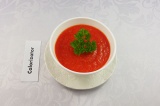 Суп-пюре из запечённых овощей