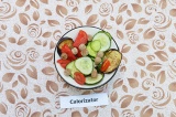 Салат с запеченными баклажанами - как приготовить, рецепт с фото по шагам, калорийность.