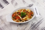 Кальмары с овощами