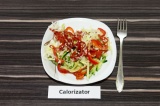 Салат с маринованным болгарским перцем
