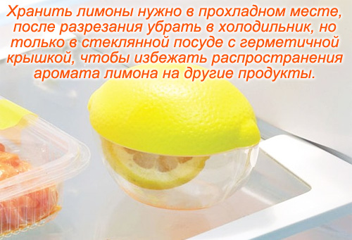 Выбор и хранение лимона