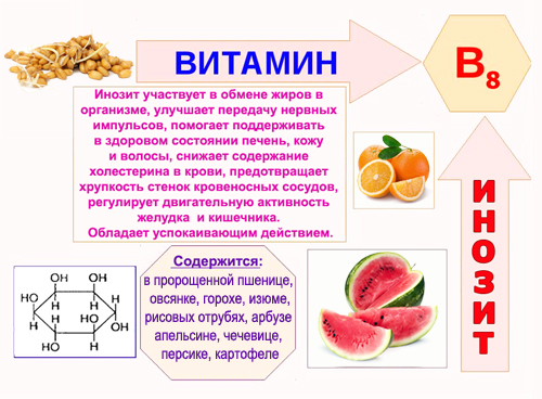 Полезные свойства витамина В8